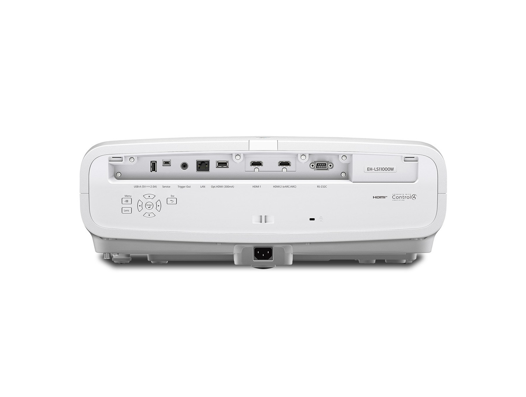 Epson Home Cinema LS11000 projector rear connection panel