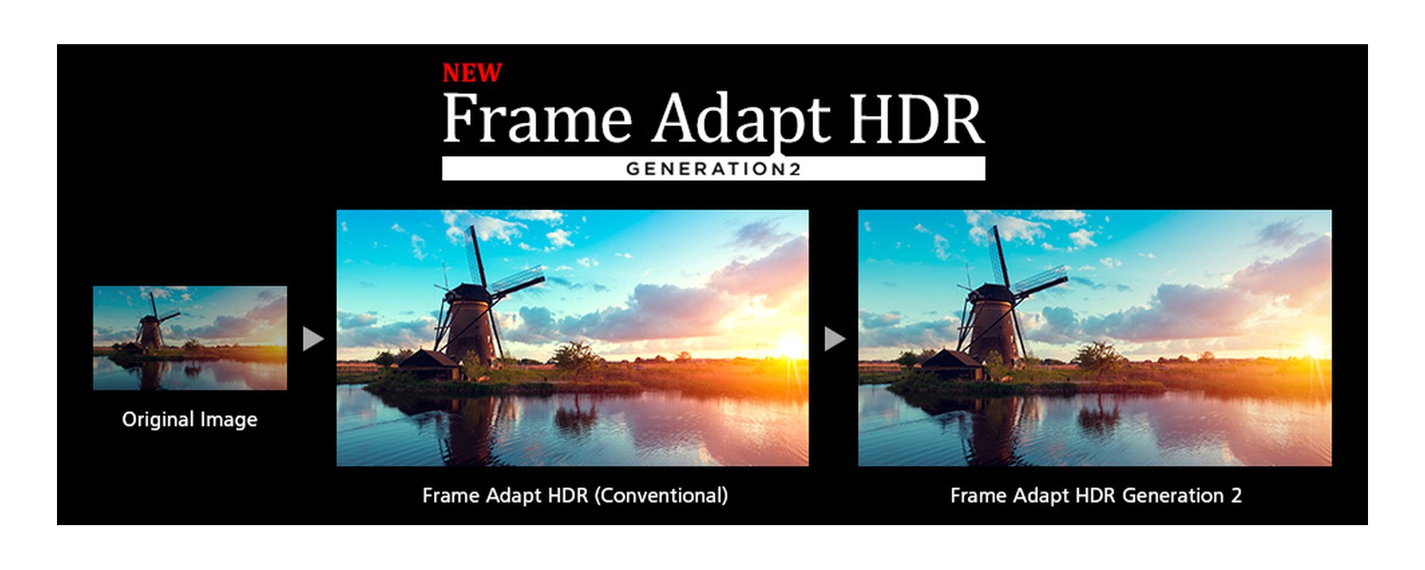 JVC Frame Adapt HDR comparison