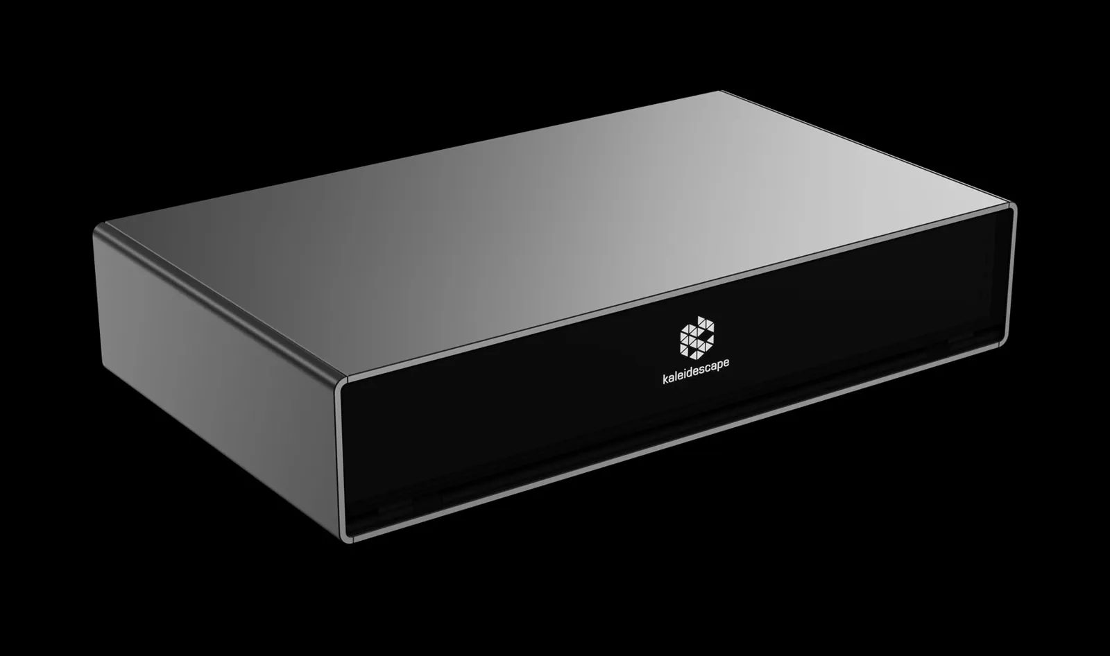 Kaleidescape Terra Prime movie server on a black background