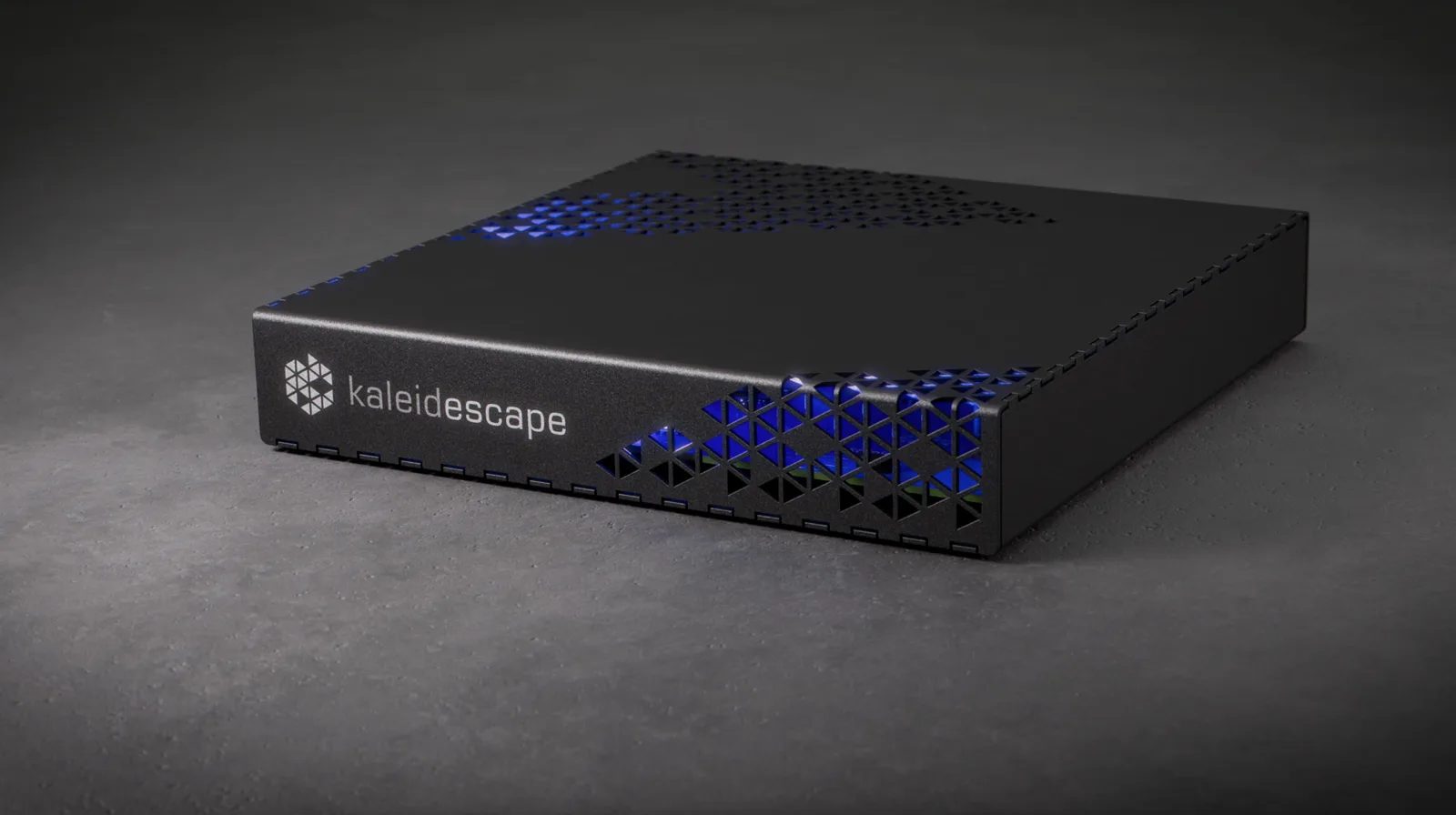 Kaleidescape Strato E movie player in a living room
