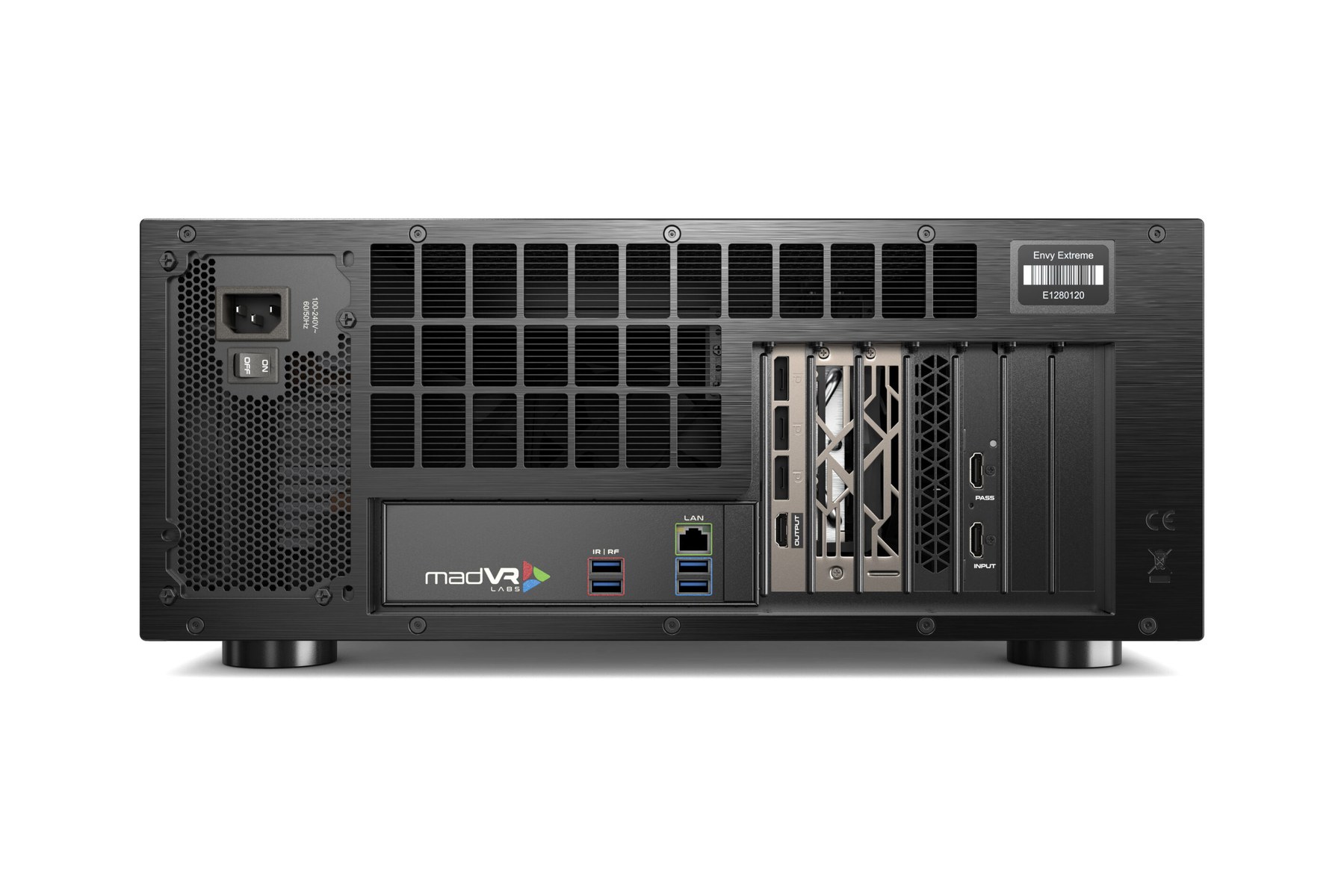 madVR Envy Pro/Extreme chassis, rear connections