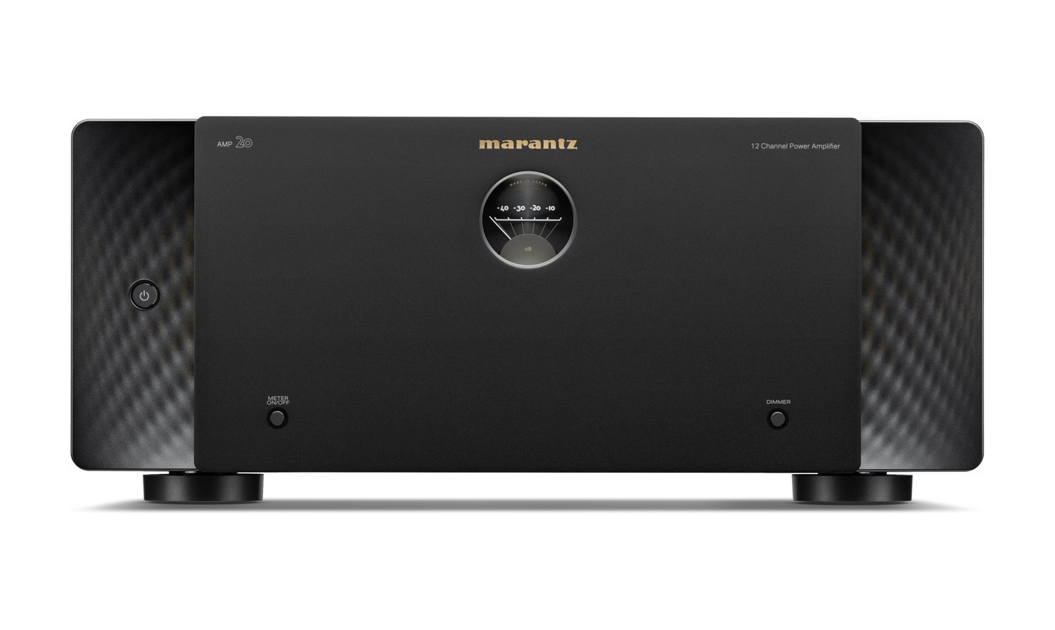Marantz AMP 20 12-channel power amplifier, front view