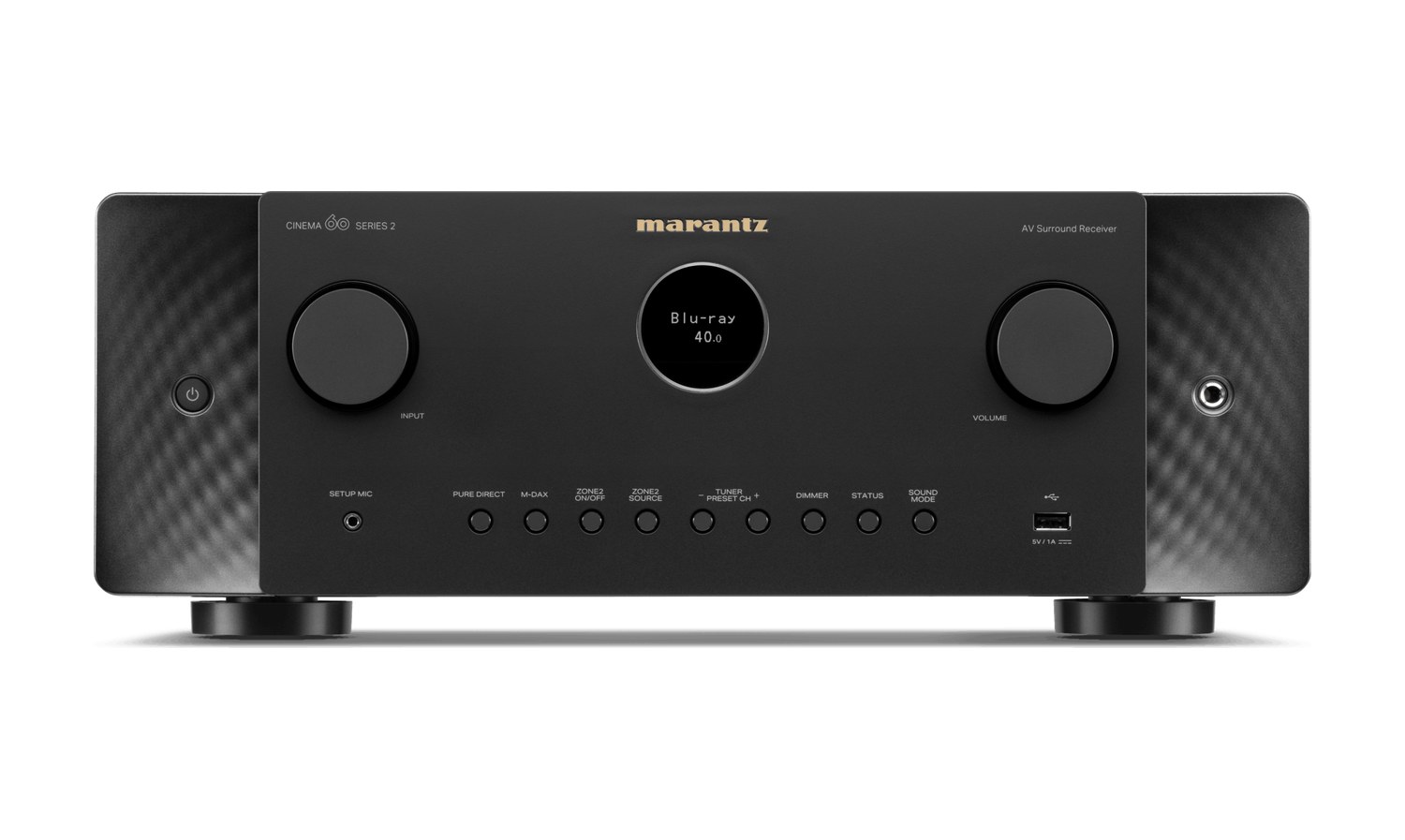 Marantz CINEMA 60 Series 2 7.2-channel AV receiver, front view