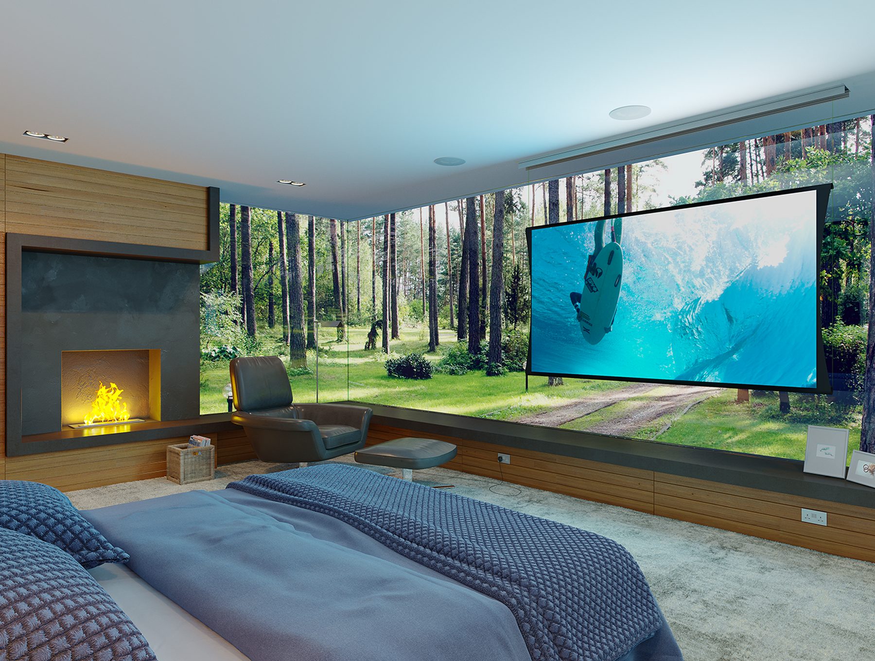 Screen Innovations Solo 3 motorized screen