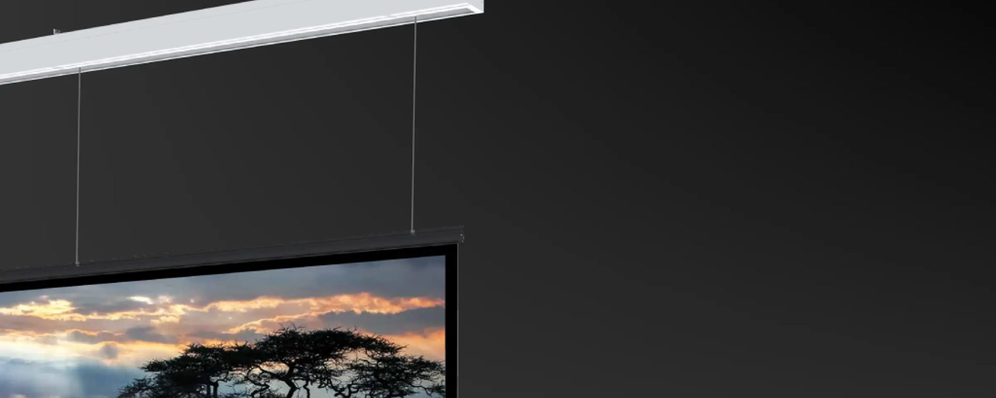Screen Innovations Short Throw screen for UST projectors