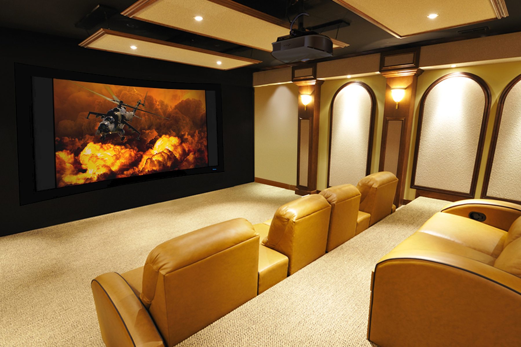 Stewart CineCurve curved screen