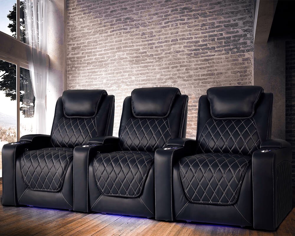Valencia Oslo home theatre seating row