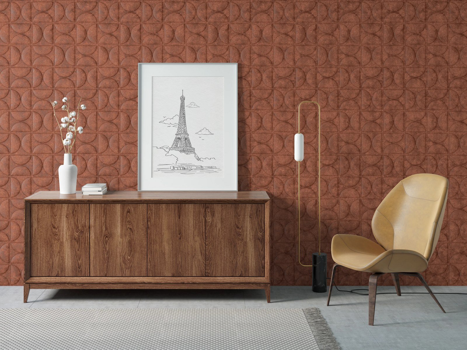 Vicoustic acoustic wall panels in a living room