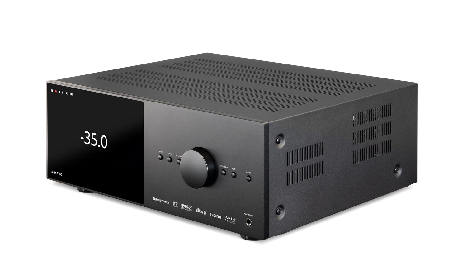 Anthem MRX 1140 8K A/V receiver, front panel