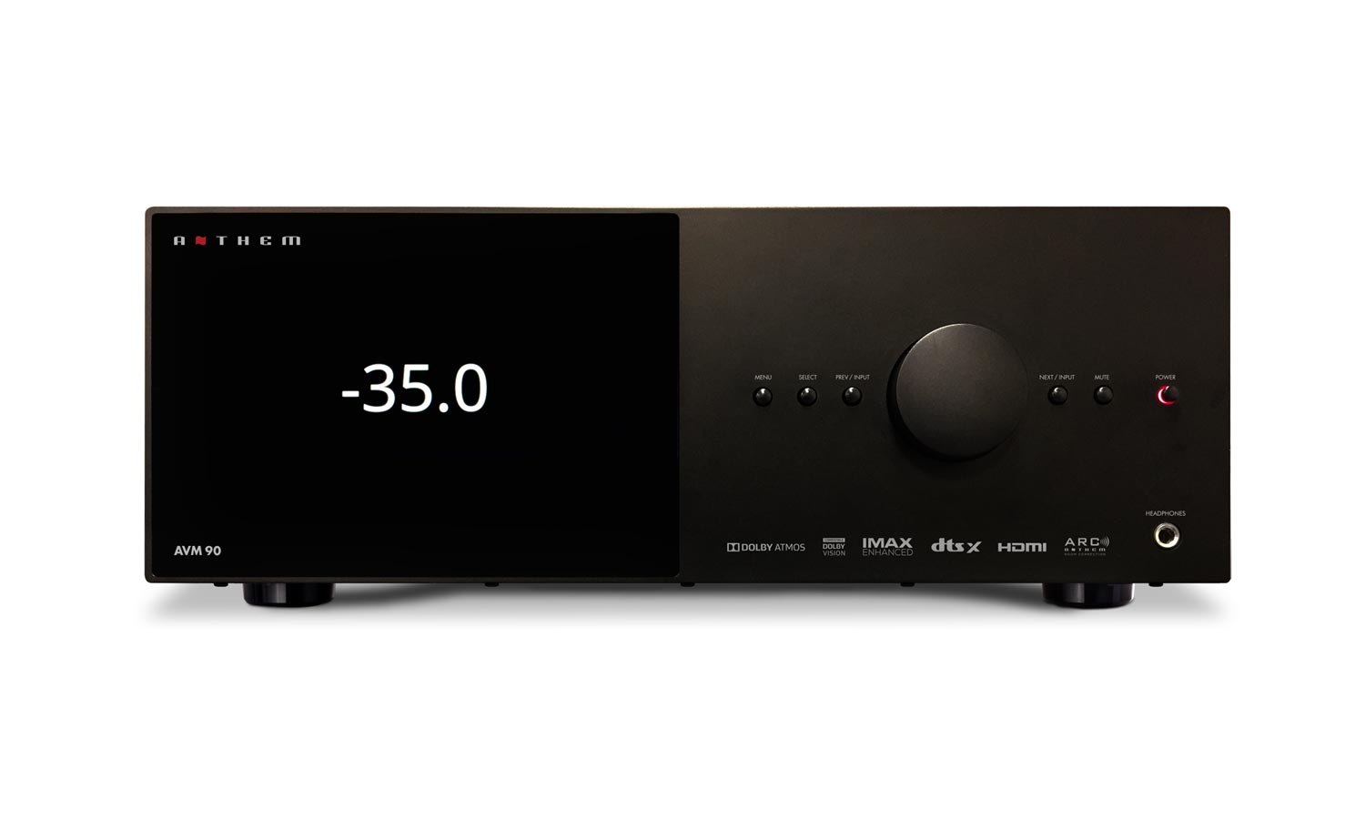 Anthem AVM 90 8K A/V processor, front panel