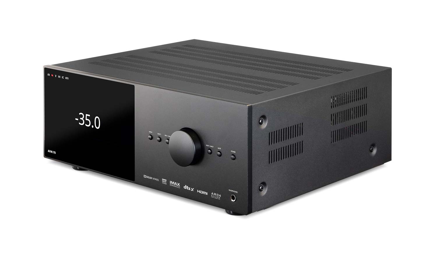 Anthem AVM 70 8K A/V processor, front panel