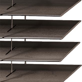 Hunter Douglas wood and metal blinds