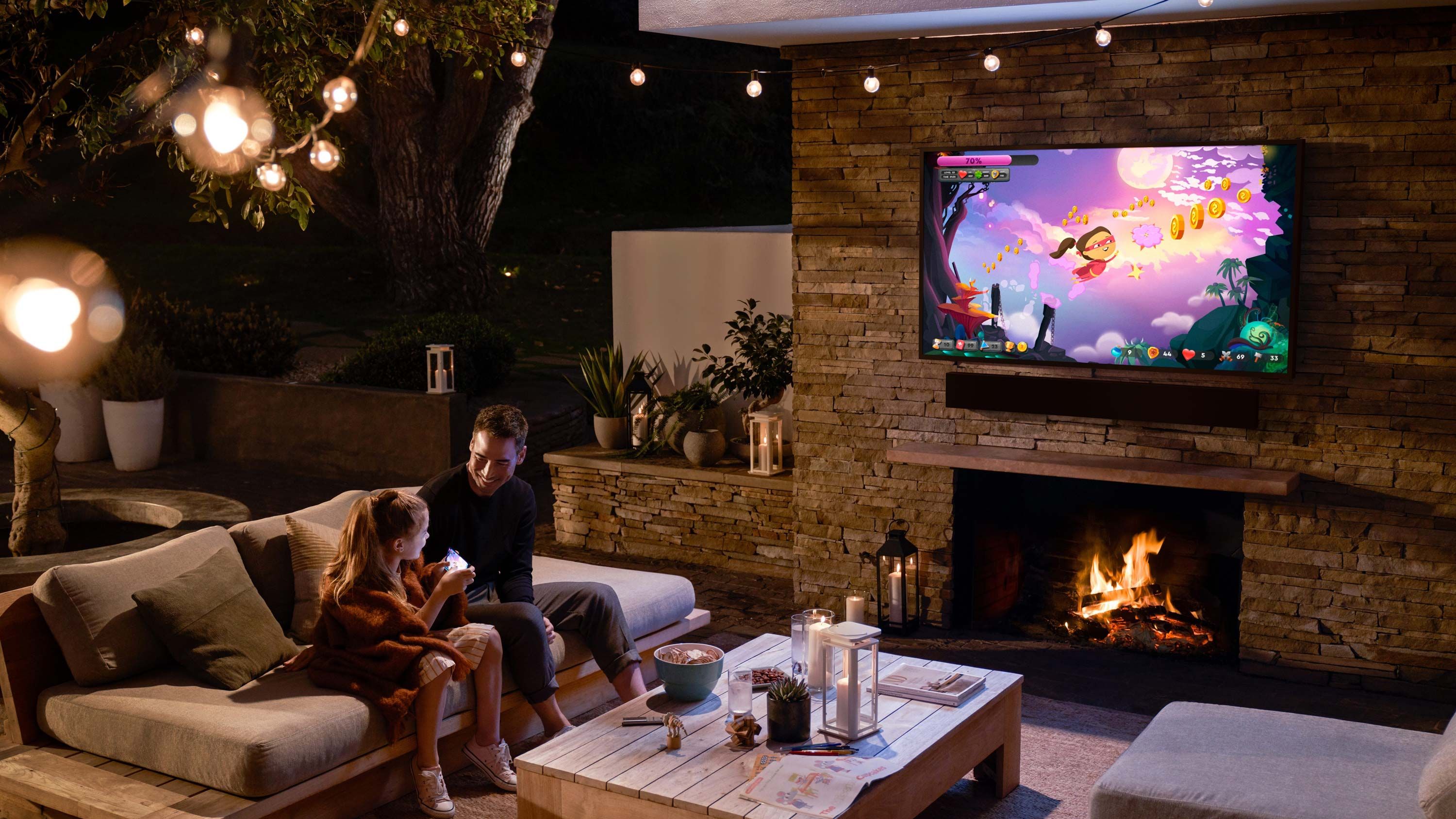 outdoor entertainment from Samsung